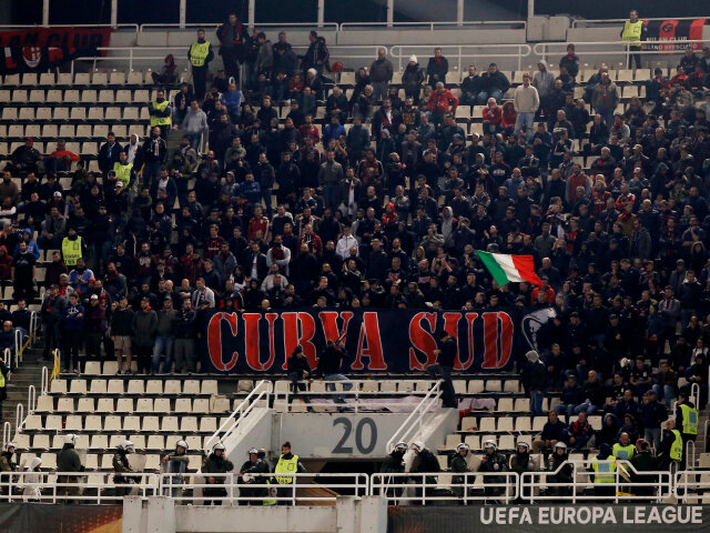 AC Miláno fanúšikovia