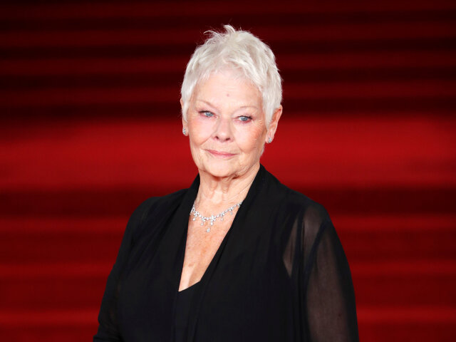 Herečka Judi Dench.