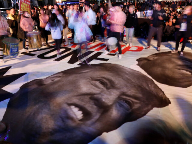 trump, soul, korea, demonstranti
