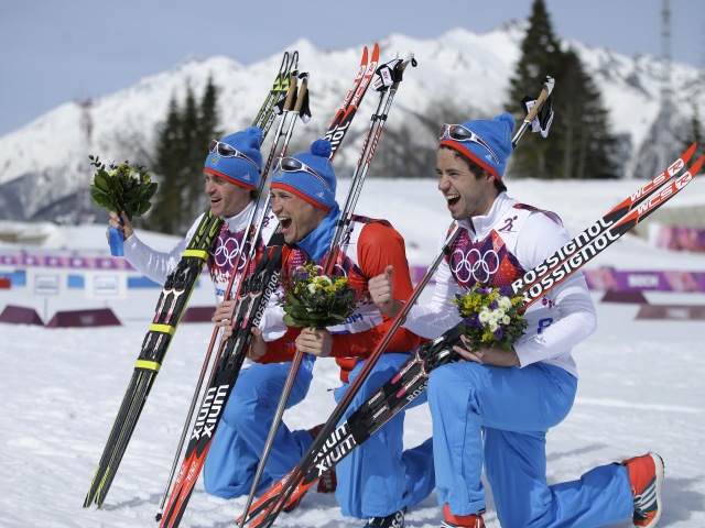 Maxim Vylegžanin, Alexander Legkov, Iľja Černousov