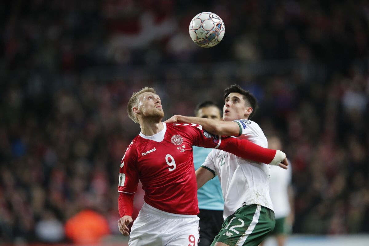 Wcup 2018 soccer Denmark Ireland