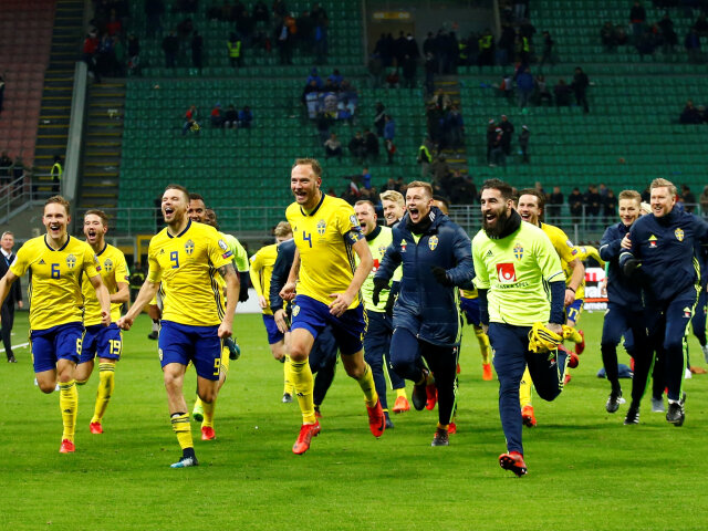 Švédsko, futbal, radosť