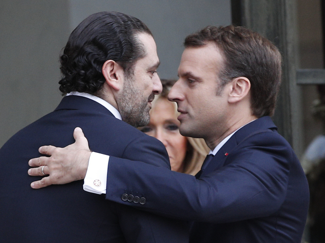 hariri, macron