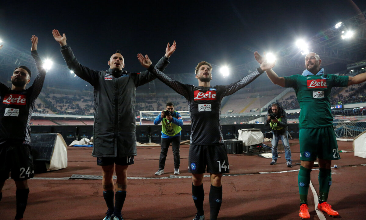 Lorenzo Insigne, Marek Hamšík, Dries Mertens, Pepe Reina