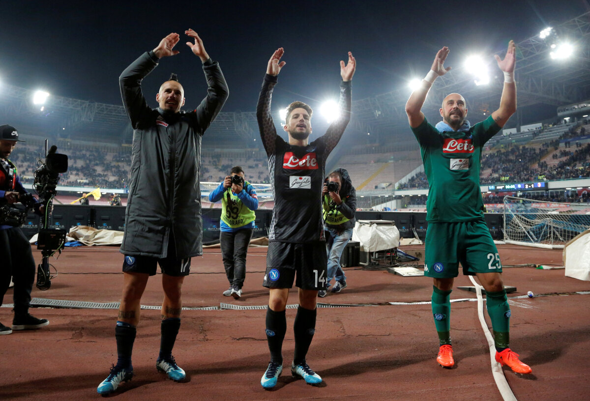 Marek Hamšík, Dries Mertens, Pepe Reina