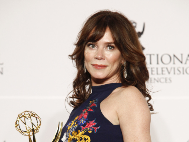 Herečka Anna Friel na nedávnom vyhlásení cien International Emmys. 