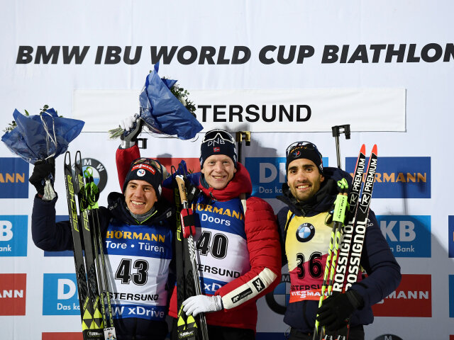Quentin Fillon Maillet, Johannes Thingnes Bö, Martin Fourcade