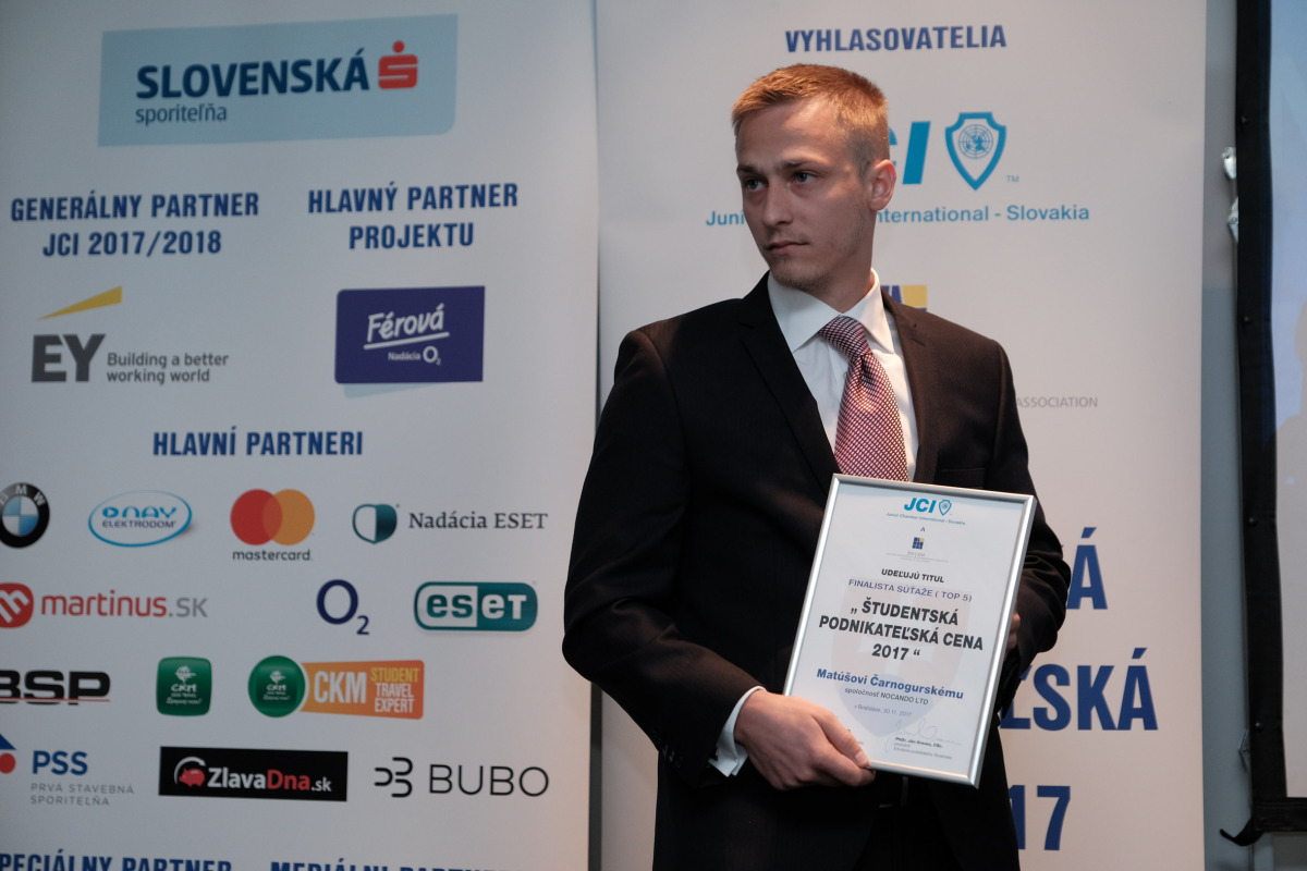 JCI studentska podnikatelska cena 2017