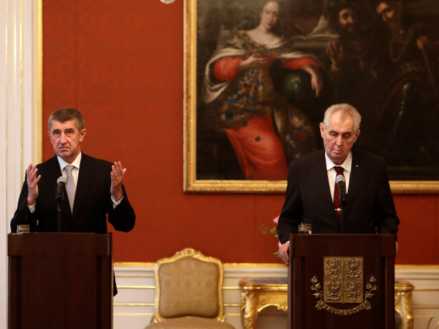 Andrej Babiš Miloš Zeman