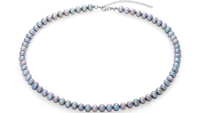 perlova snura grey pearls necklace