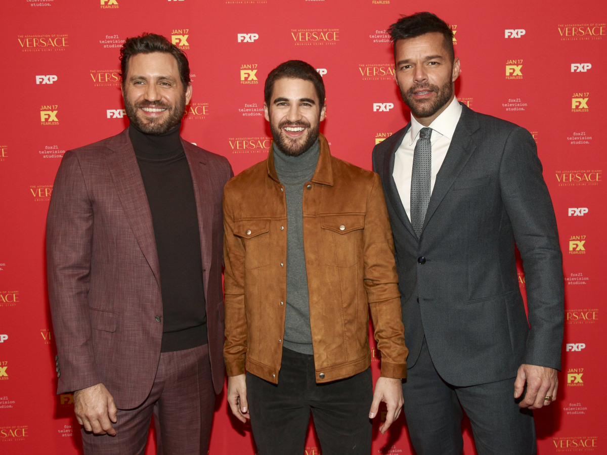 Edgar Ramirez, Darren Criss a Ricky Martin