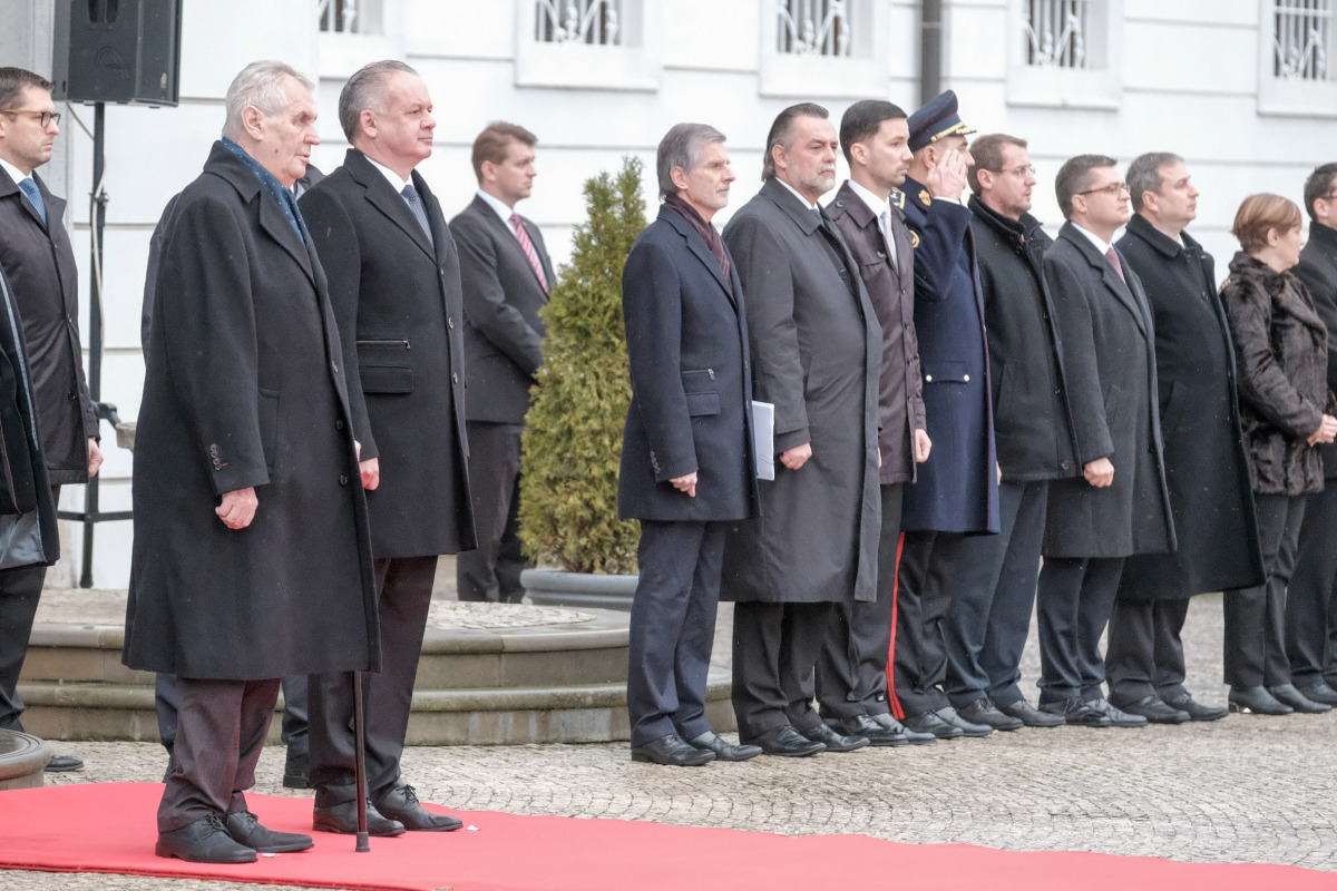 kiska, zeman, navsteva