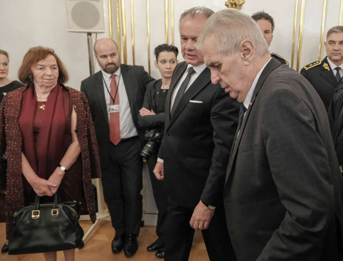 kiska, zeman, navsteva