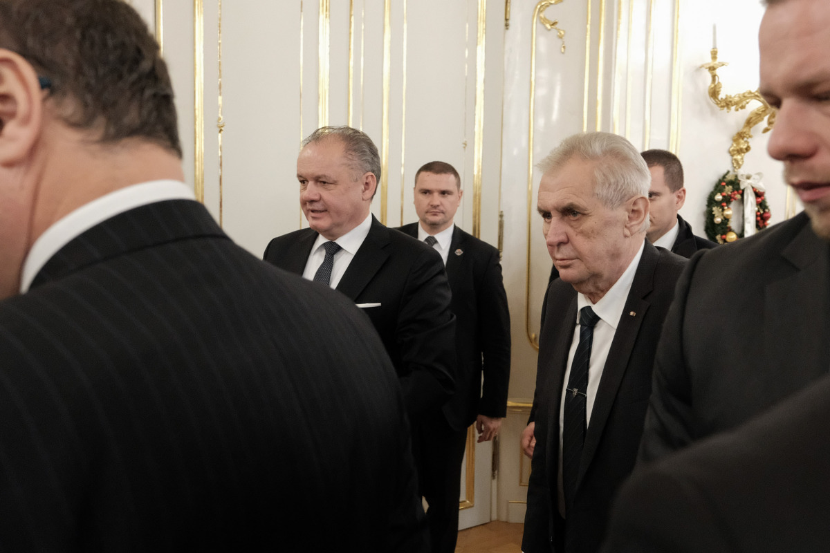 kiska, zeman, navsteva
