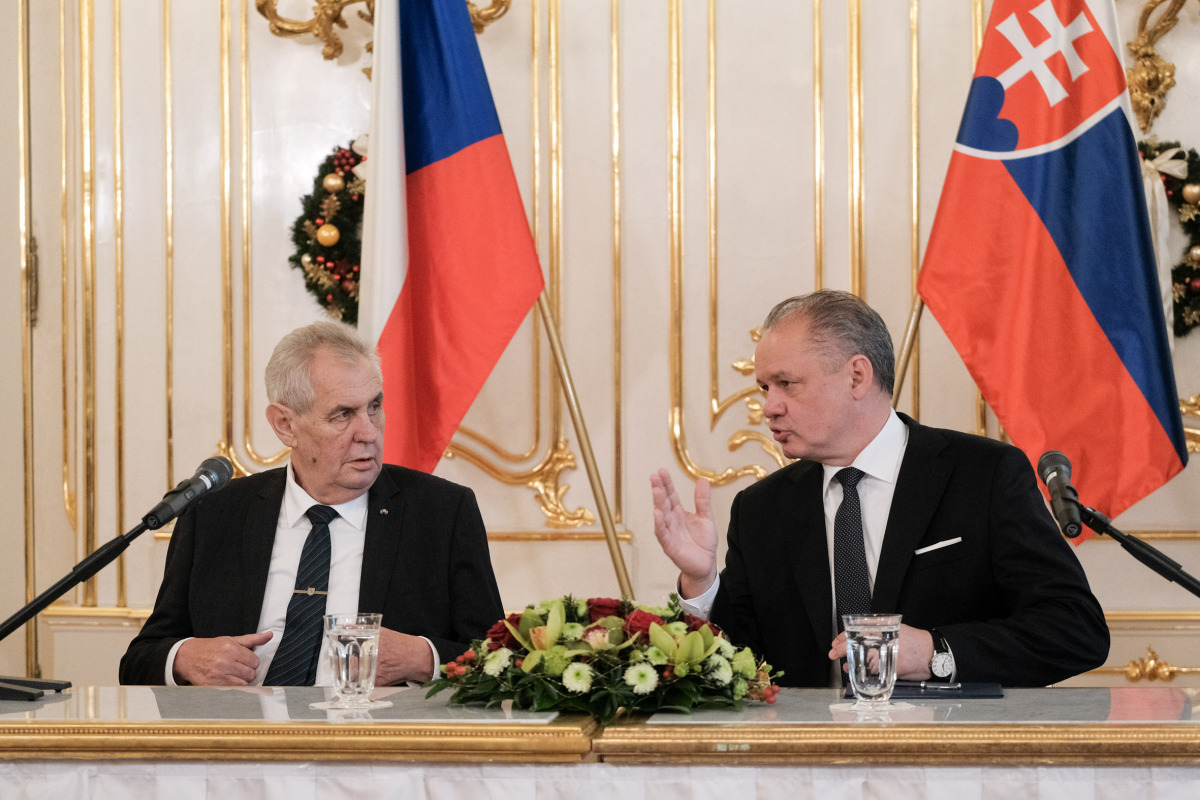 kiska, zeman, navsteva