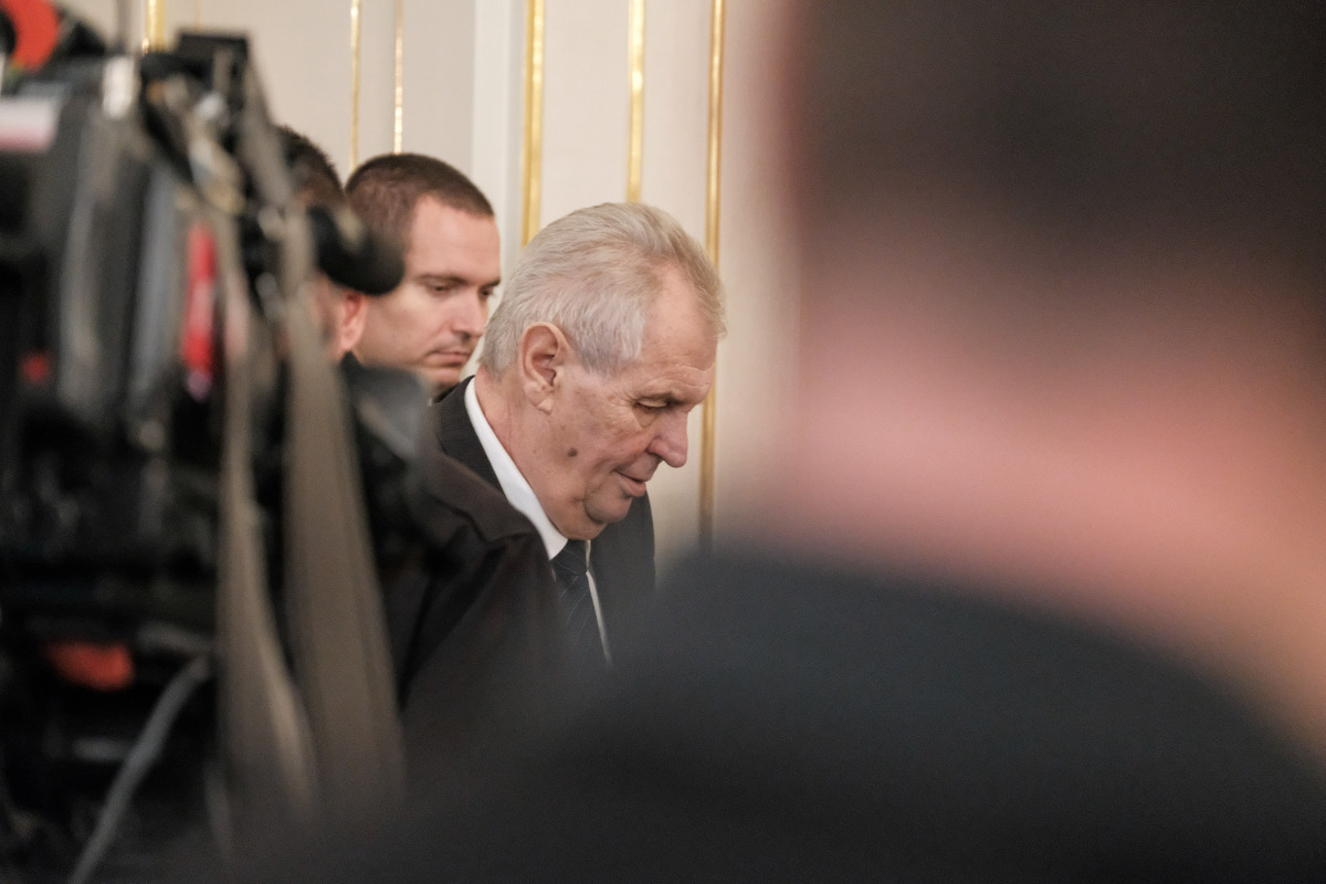 kiska, zeman, navsteva