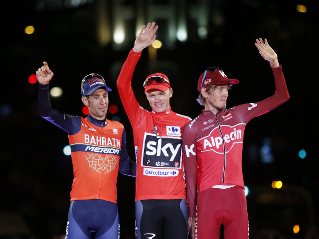 Chris Froome, Vincenzo Nibali, Ilnur Zakarin
