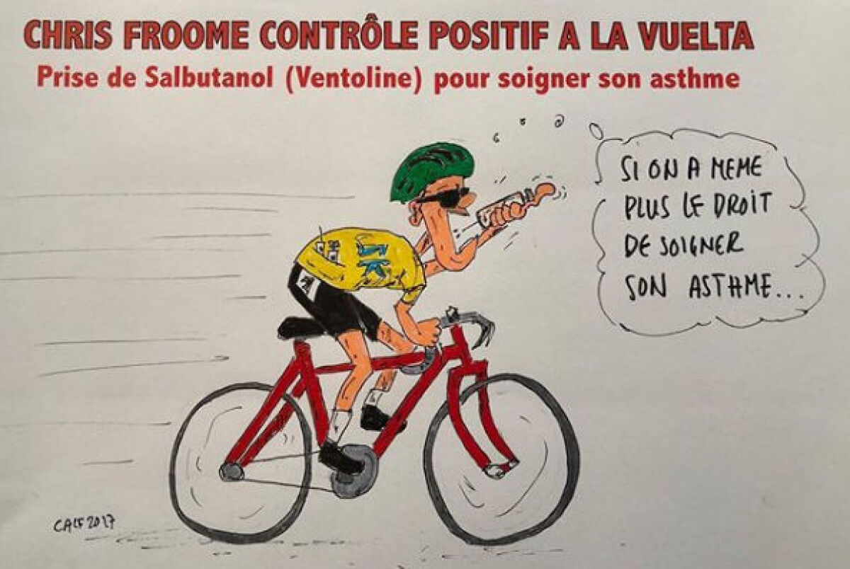 Christopher Froome, Salbutamol