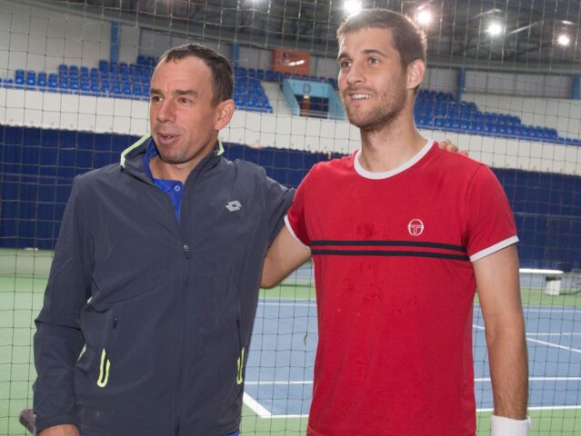 Dominik Hrbatý a Martin Kližan.