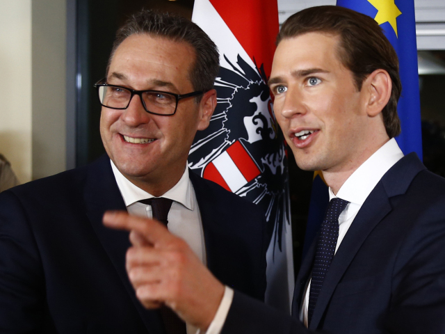 Sebastian Kurz, Heinz–Christian Strache