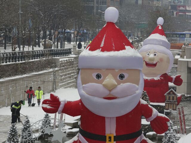 Južná Kórea, Santa Claus, Vianoce