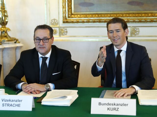 kurz, Strache