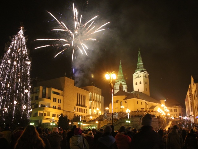 ohňostroj, Žilina