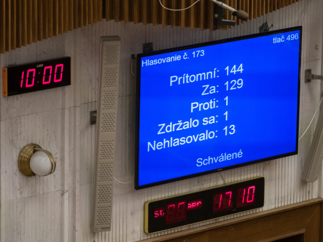 hlasovanie parlament amnestie