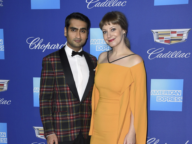 Kumail Nanjiani a jeho manželka - scenáristka Emily V. Gordon