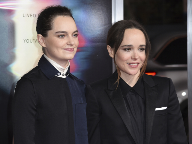Tanečnica Emma Portner (vľavo) a jej manželka - herečka Ellen Page.