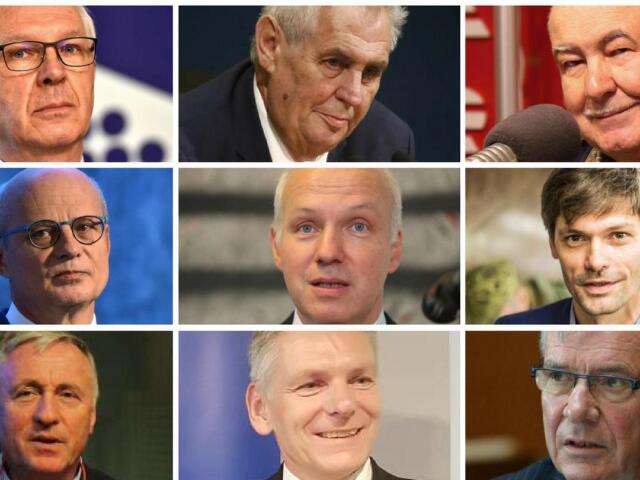 cesko, kandidati, prezident