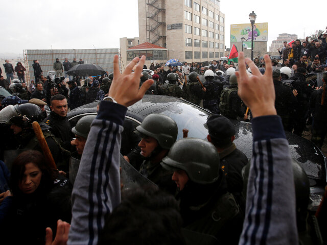 Palestína, protest, Betlehem