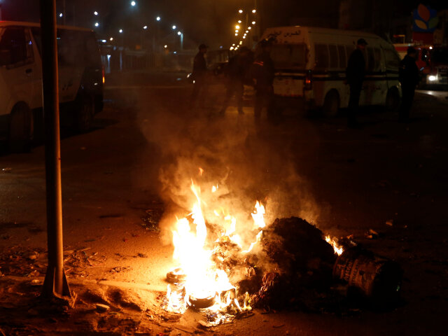 Protest Tunisko