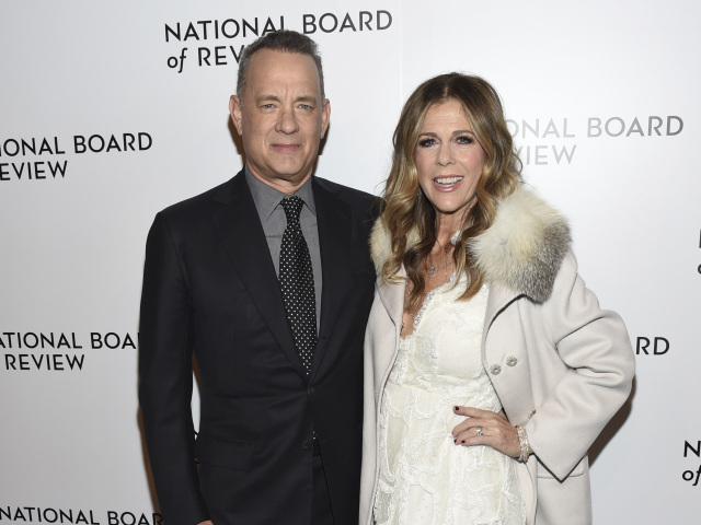 Herec Tom Hanks a jeho manželka Rita Wilson.