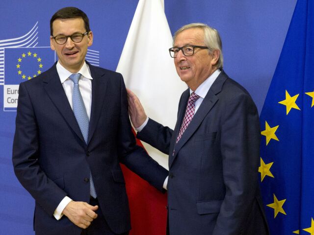 juncker, morawiecki