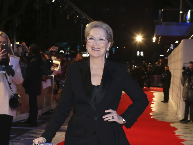 Meryl Streep - dámsky smoking, dámsky nohavicový kostým