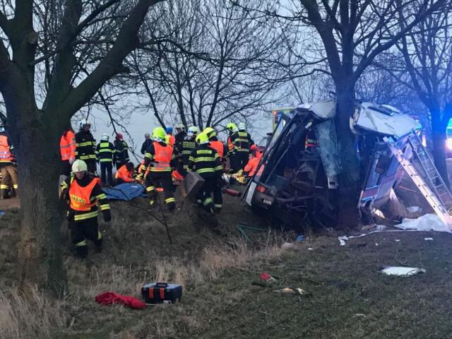 Havária autobusu