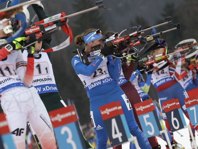 Biatlon, strelnica