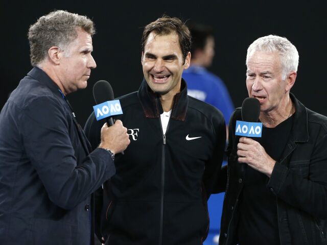 Roger Federer, Will Ferrell, John McEnroe