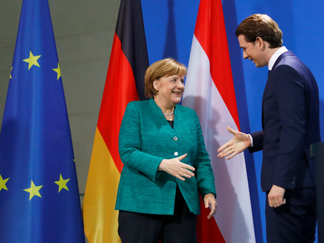 Angela Merkelová Sebastian Kurz