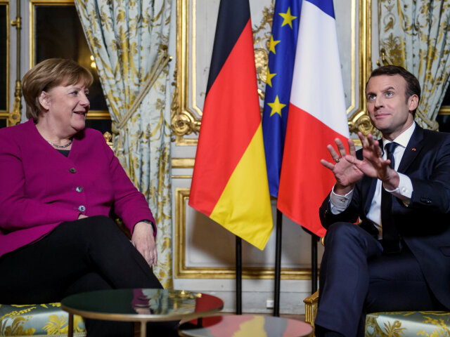Angela Merkelová, Emmanuel Macron