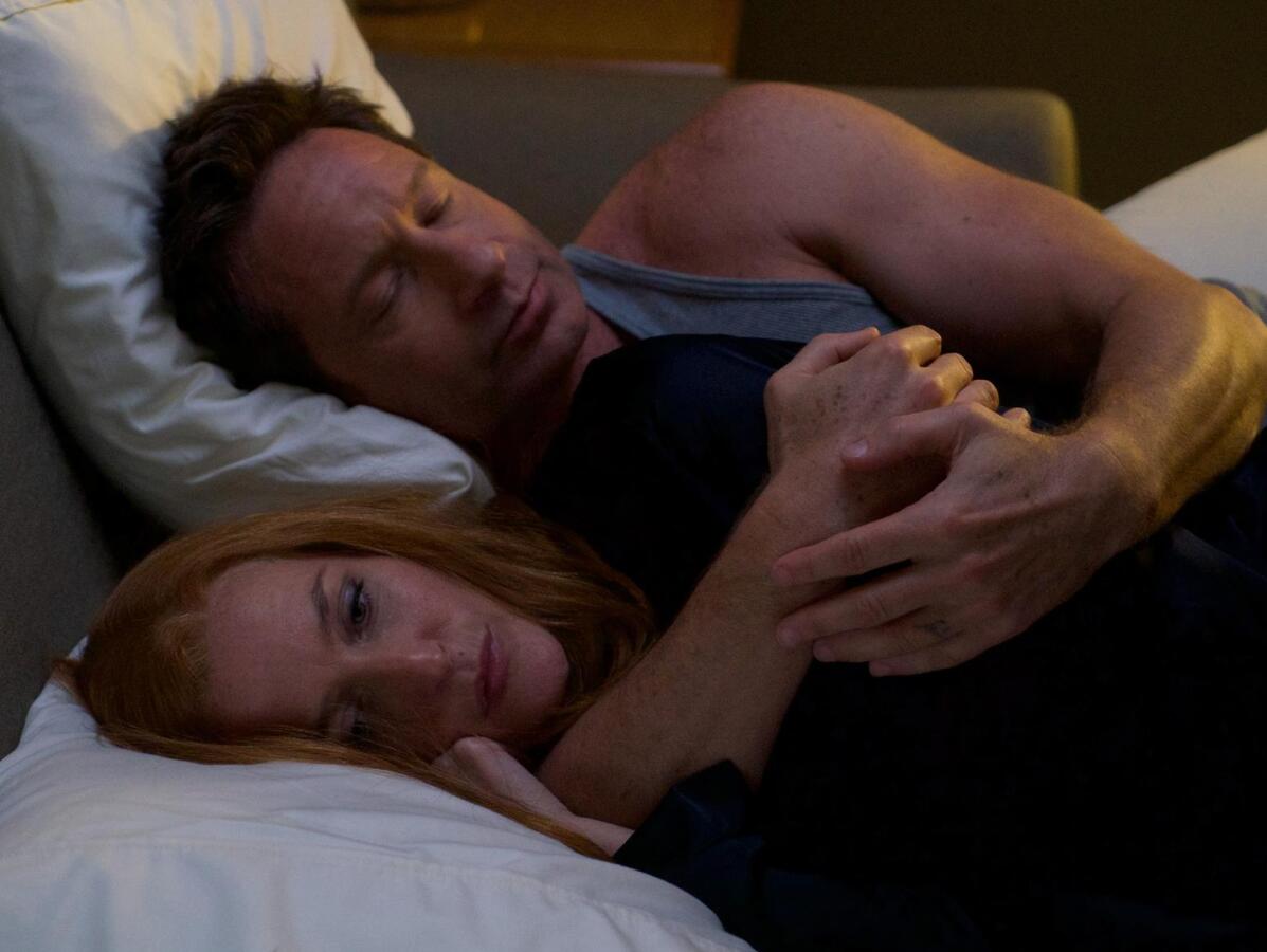akty x, mulder, scullyová, david duchovny, gillian anderson,