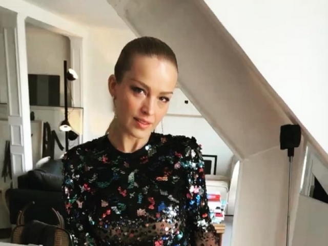 Česká topmodelka Petra Němcová. 