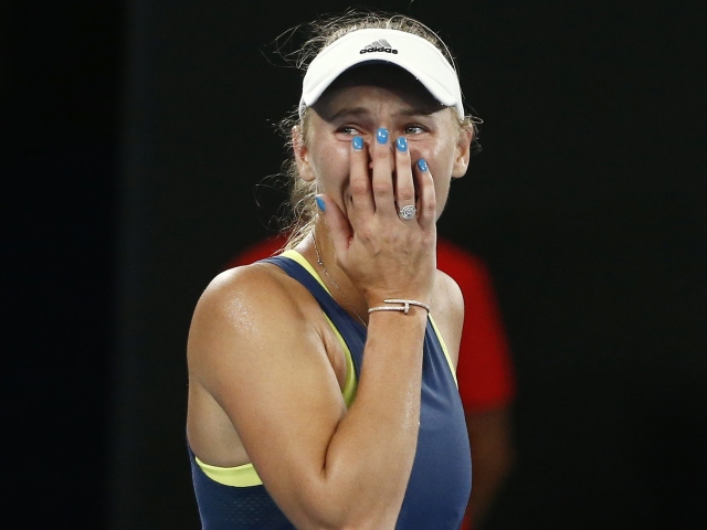 Caroline Wozniacka, Simona Halepová, Australian Open