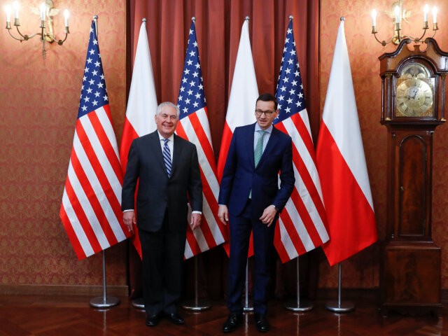 Rex Tillerson Mateusz Morawiecki