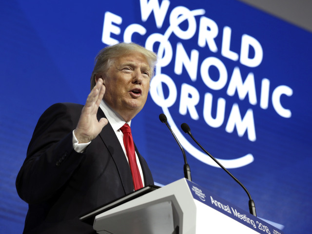 Donald Trump, Svetové ekonomické fórum