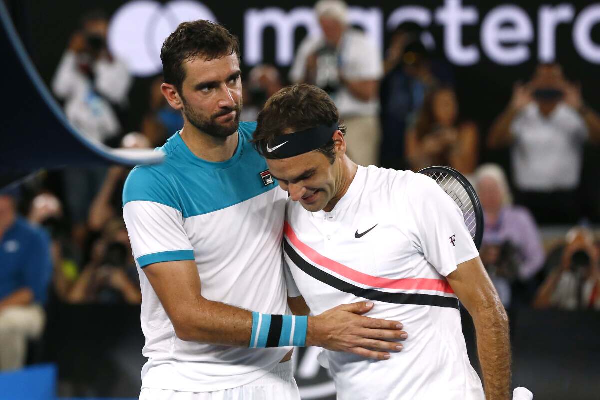 Roger Federer, Marin Čilič, Australian Open