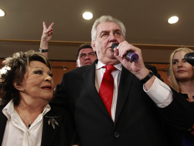 Česká republika, prezidentské voľby, Zeman, Jiřina Bohdalová, rok 2013