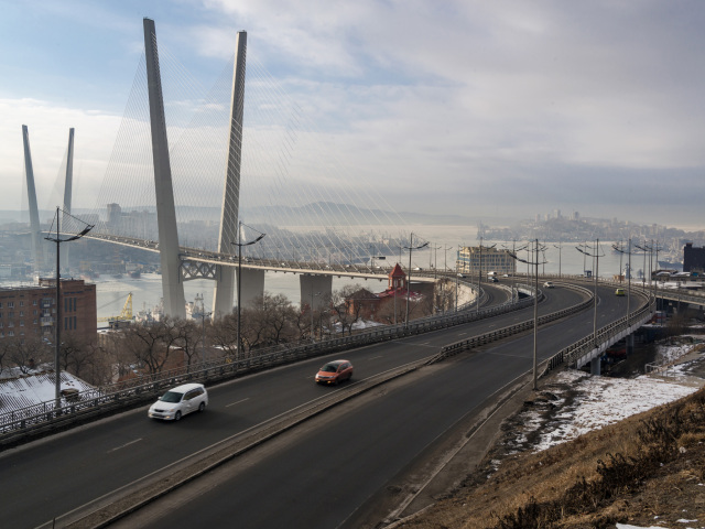 Vladivostok, Rusko, most