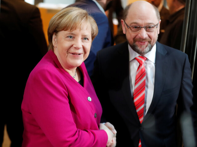 Schulz Merkelová